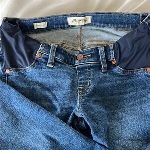 Madewell Maternity skinny leg Blue Denim Jeans